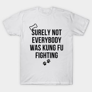 surely not everybody was kung fu fighting T-Shirt